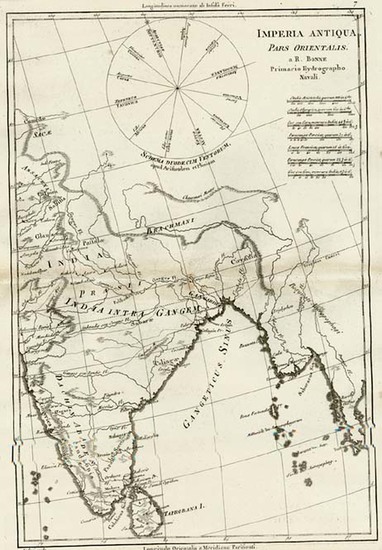 65-Asia, India and Southeast Asia Map By Rigobert Bonne