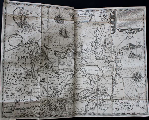 58-China, Japan, Korea, Southeast Asia and Philippines Map By Jan Huygen Van Linschoten