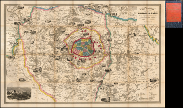 4-Paris and Île-de-France Map By Alexandre Vuillemin