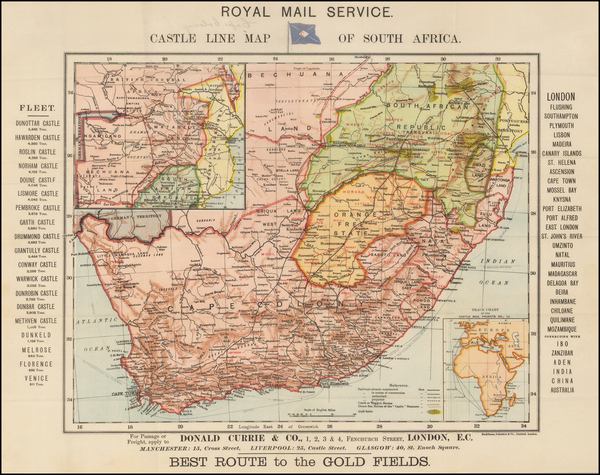 84-South Africa Map By 