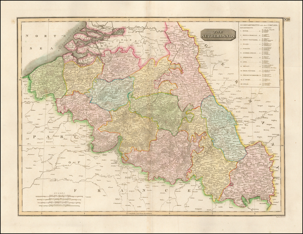34-Netherlands Map By John Thomson