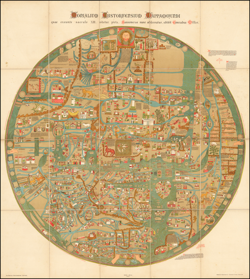 27-World and World Map By Eckstein & Stahle 