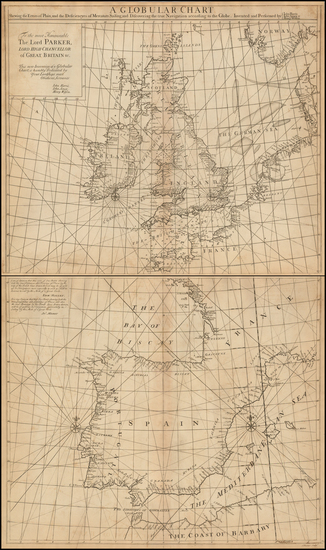 72-Europe, Europe, British Isles, France and Spain Map By John Senex / Edmond Halley / Nathaniel C