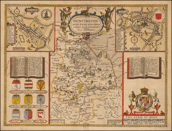 86-British Counties Map By John Speed