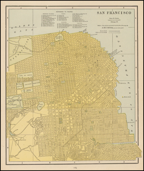 37-California Map By George F. Cram