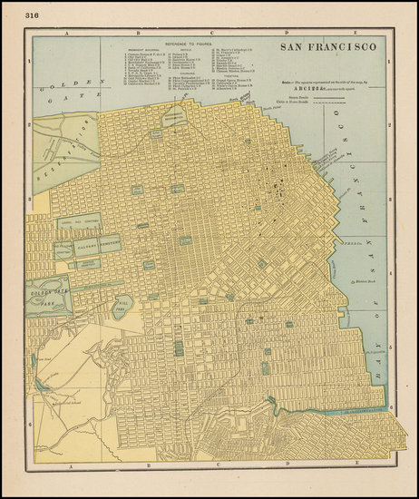 76-California Map By George F. Cram