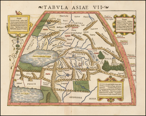 42-Russia, India, Central Asia & Caucasus and Russia in Asia Map By Sebastian Munster