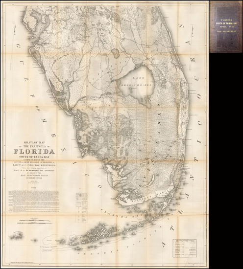 50-Florida Map By Joseph C. Ives