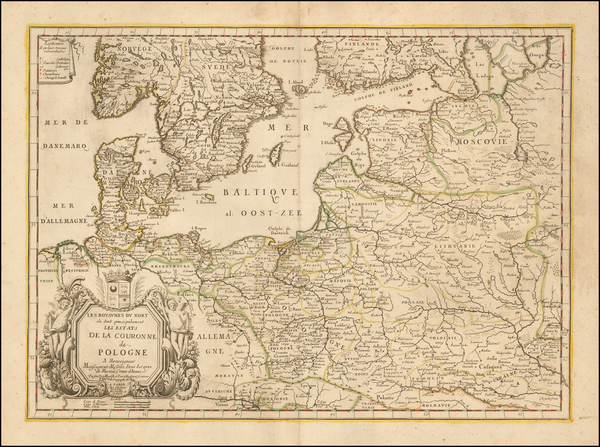 49-Poland, Ukraine and Baltic Countries Map By Pierre Du Val