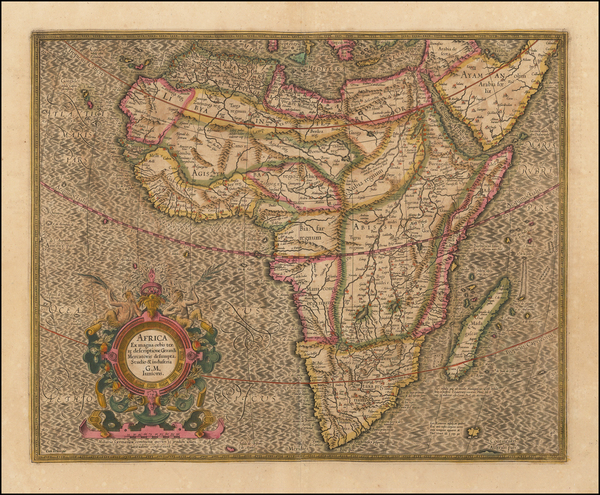 26-Africa and Africa Map By Gerard Mercator