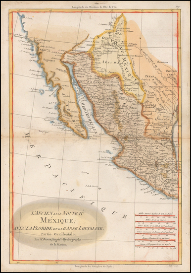 90-Florida, South, Southeast and Texas Map By Rigobert Bonne