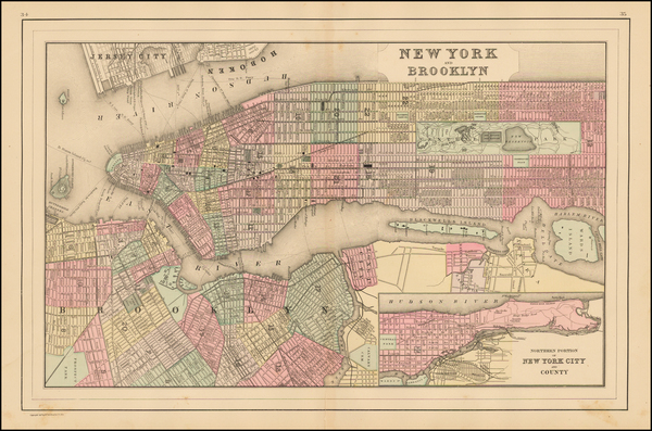 49-Mid-Atlantic Map By Samuel Augustus Mitchell Jr.