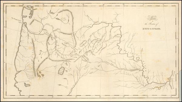 39-Rocky Mountains and Oregon Map By Carey, Lea & Blanchard