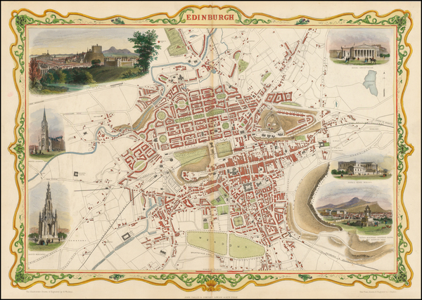 13-Scotland Map By John Tallis