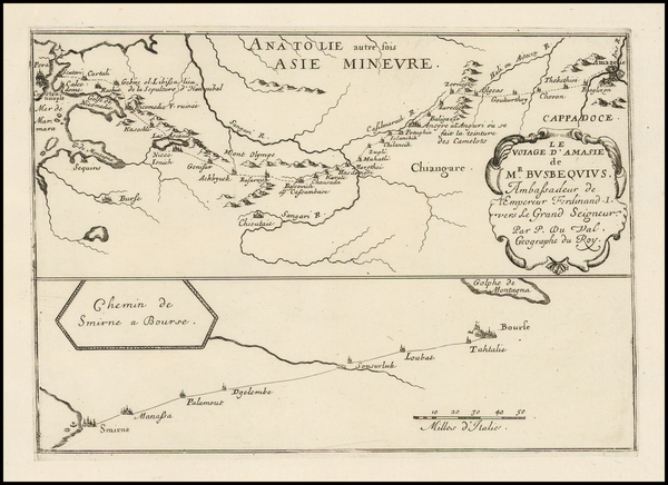 86-Turkey and Turkey & Asia Minor Map By Pierre Du Val