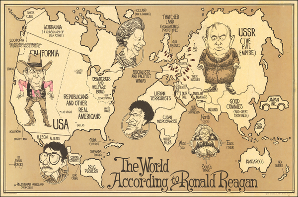 42-World, World and United States Map By David Horsey