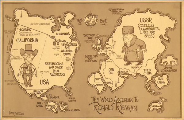 62-World, World and United States Map By David Horsey