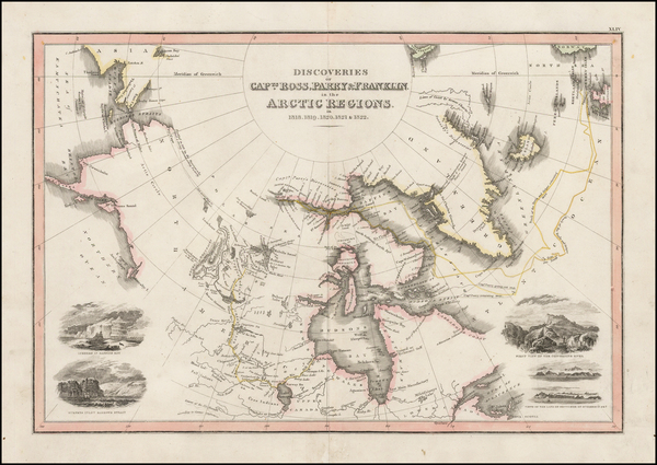 65-Polar Maps, Alaska and Canada Map By John Wyld