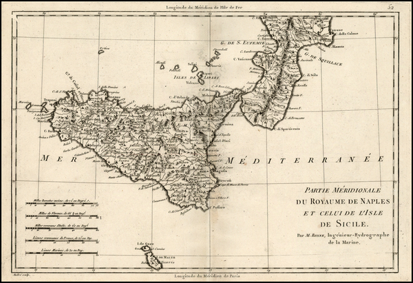 21-Europe, Italy and Balearic Islands Map By Rigobert Bonne