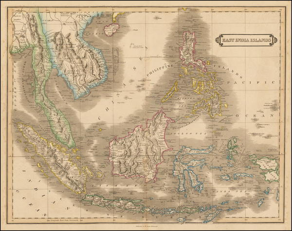 15-Southeast Asia, Philippines and Indonesia Map By Daniel Lizars