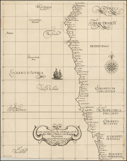 70-South Africa and West Africa Map By Robert Dudley