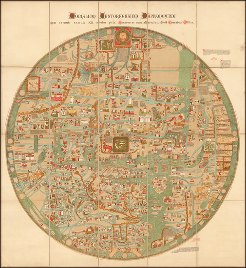 55-World and World Map By Eckstein & Stahle 