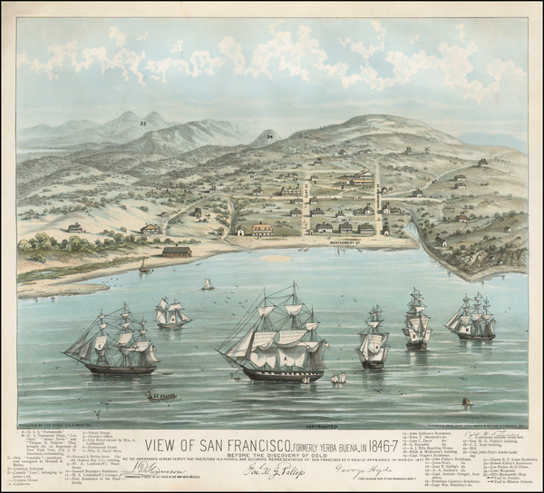 55-California Map By Capt. W.F. Swasey / Bosqui Eng. & Printing Company