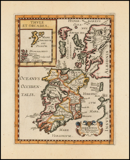 70-Ireland Map By Philip Briet