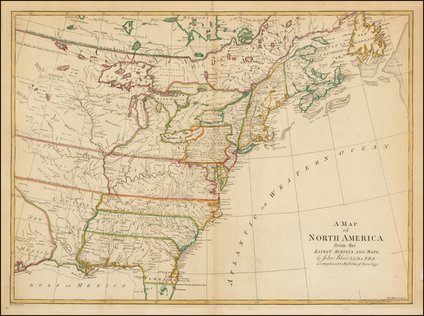 71-United States Map By John Blair