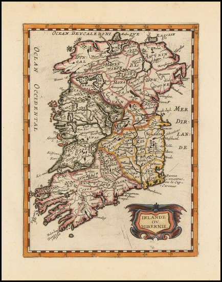 68-Ireland Map By Philip Briet