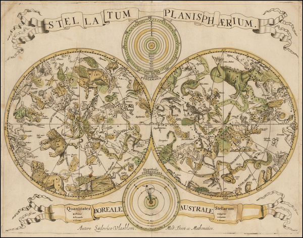 76-Celestial Maps Map By Louis Vlasbloem