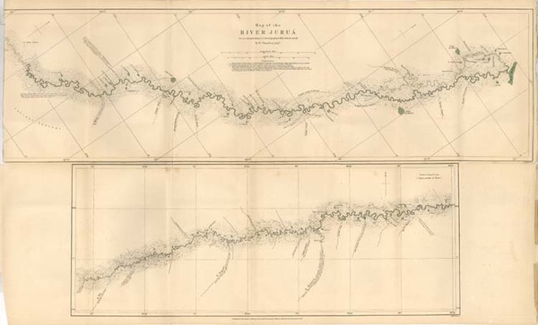 57-South America and Brazil Map By Royal Geographical Society