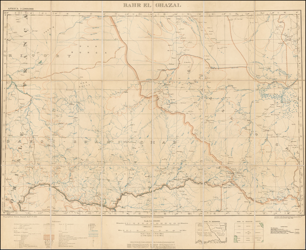 70-North Africa and East Africa Map By Great Britain War Office Geographical Section