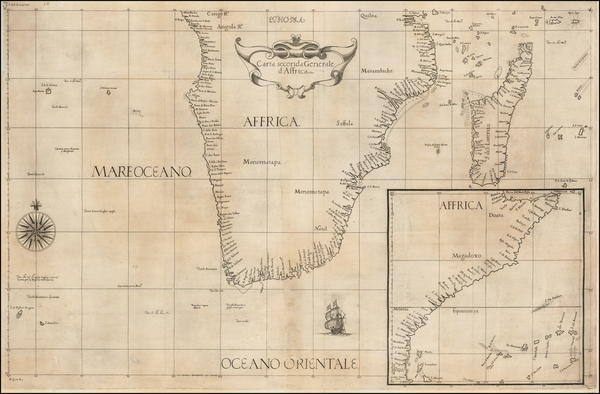 51-South Africa and African Islands, including Madagascar Map By Robert Dudley