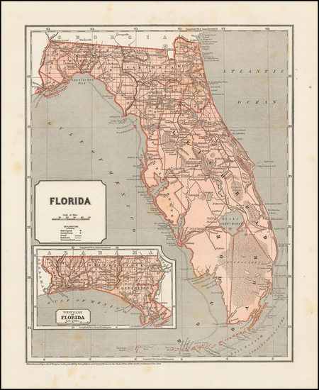 69-Florida Map By Sidney Morse  &  Samuel Breese