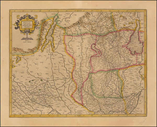 26-Italy and Northern Italy Map By Jodocus Hondius