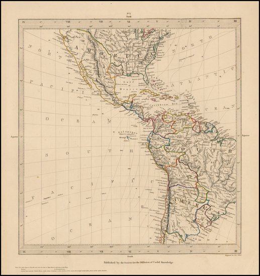 41-Texas, North America and South America Map By SDUK