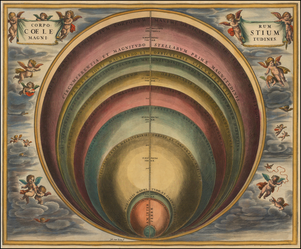 24-Celestial Maps Map By Andreas Cellarius