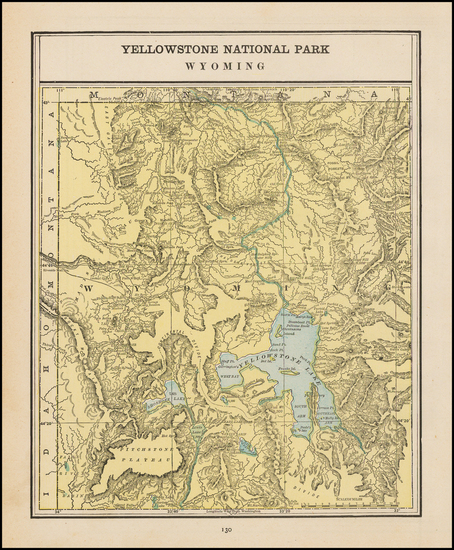 53-Rocky Mountains Map By George F. Cram