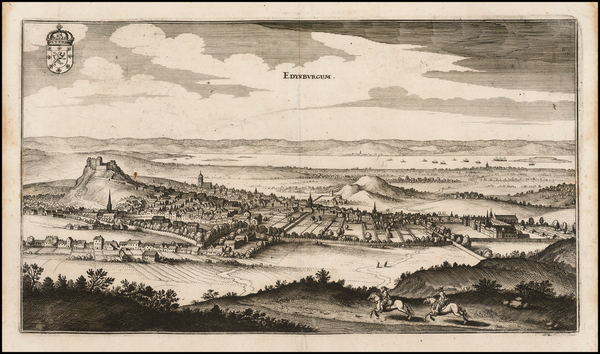 4-Scotland Map By Matthaus Merian