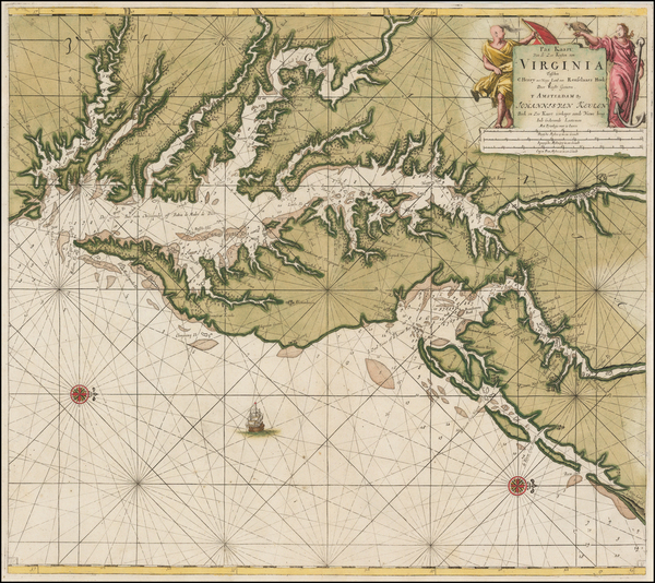 84-Mid-Atlantic, New Jersey, Pennsylvania, Maryland, Delaware, Southeast and Virginia Map By Johan