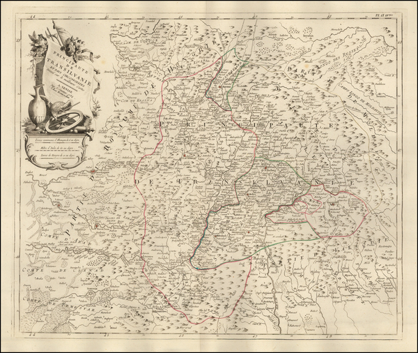 92-Romania Map By Paolo Santini