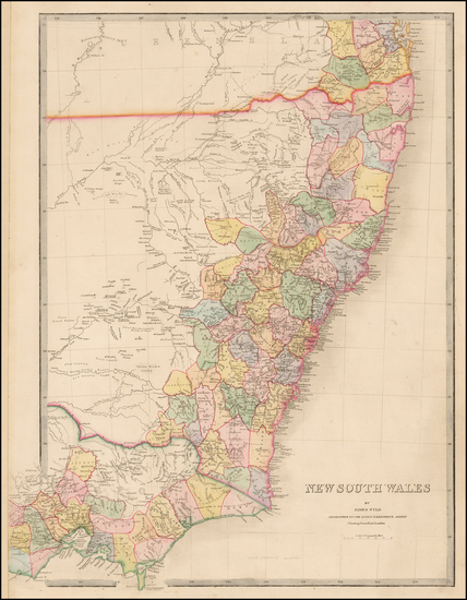 91-Australia Map By James Wyld