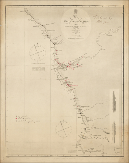 6-Africa and West Africa Map By A. T. F. Vidal  &  W. F. W. Owen