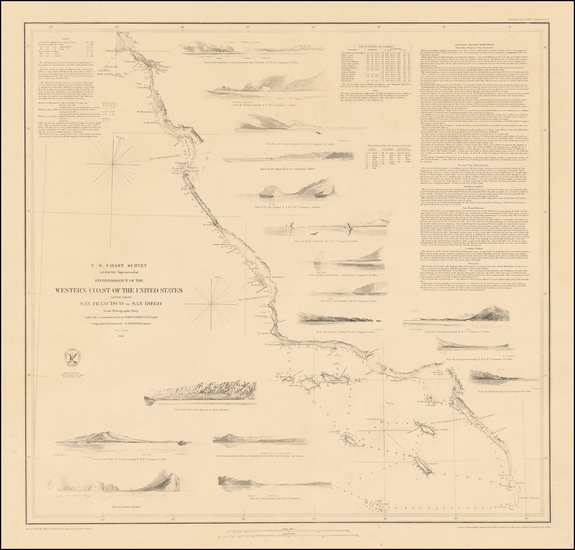 62-California Map By United States Coast Survey