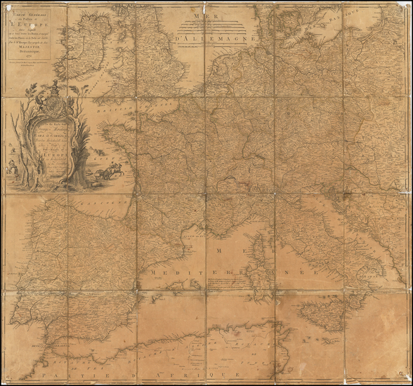 56-Europe and Europe Map By John Rocque