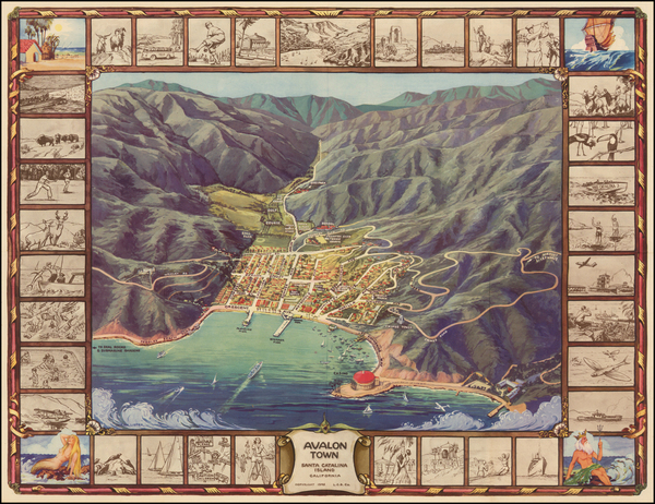 63-California Map By L.C.B. Co.