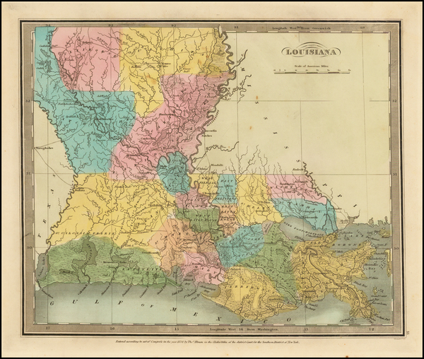 26-South Map By David Hugh Burr