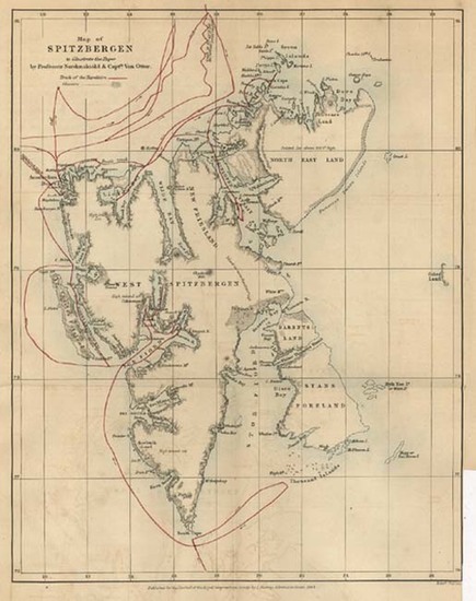 43-World, Polar Maps, Europe and Russia Map By Royal Geographical Society