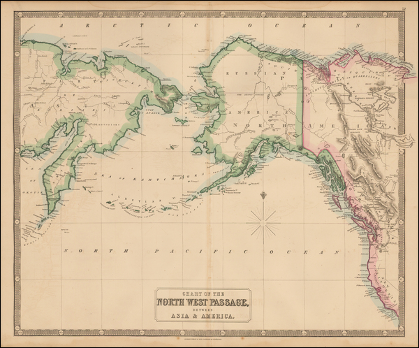 64-Polar Maps, Alaska, Canada and Western Canada Map By George Philip & Son